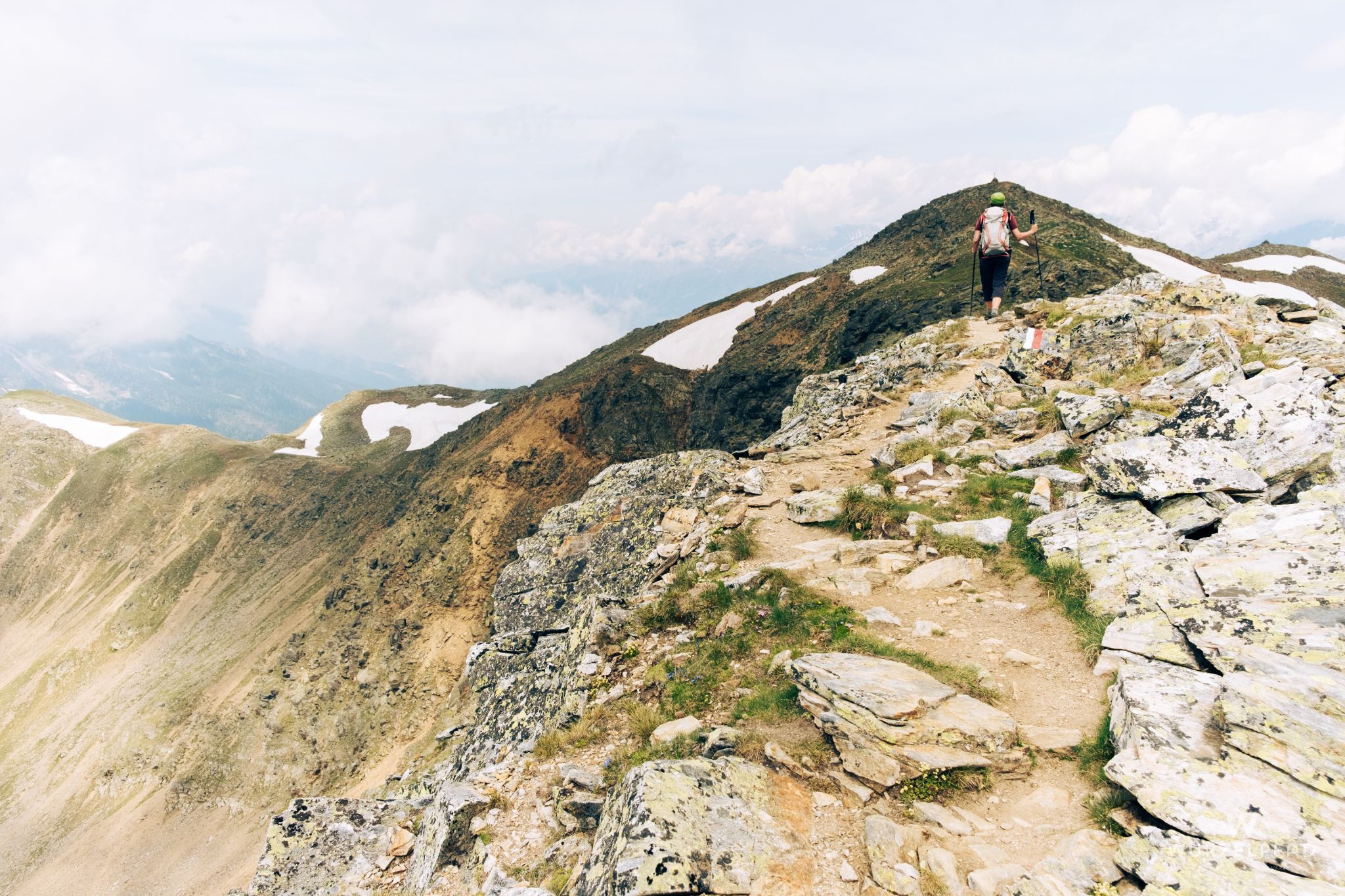 Abstieg vom Hohen Dieb
